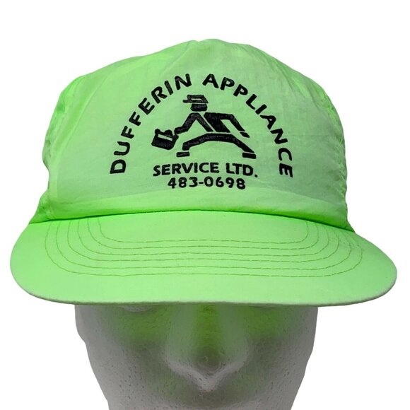 Vintage Green Baseball Cap with Logo - Picture 2 of 11